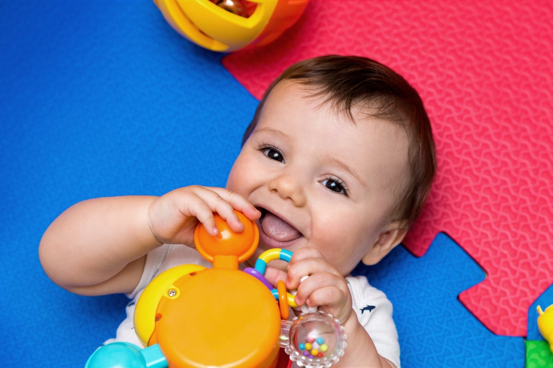 Baby Playing with Toy